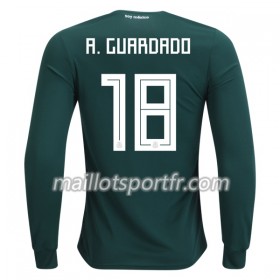 Maillot de Foot Mexique A.Guardado 18 Domicile Coupe du monde 2018 ML